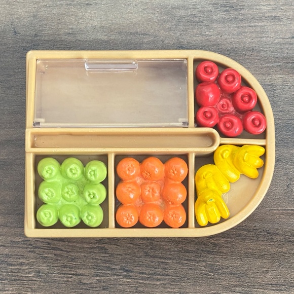 Sylvanian Families SUPERMARKET Spares Fruit Stand Display Unit Calico Critters - Picture 2 of 8